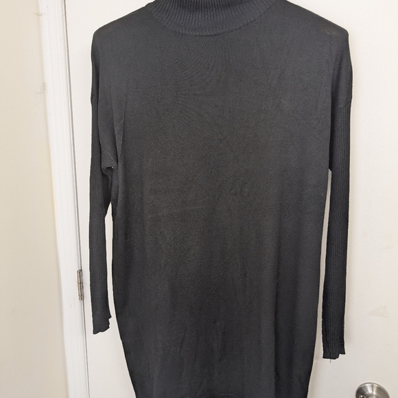 DYNAMITE BLACK DRESS SIZE LARGE - Picture 2 of 5